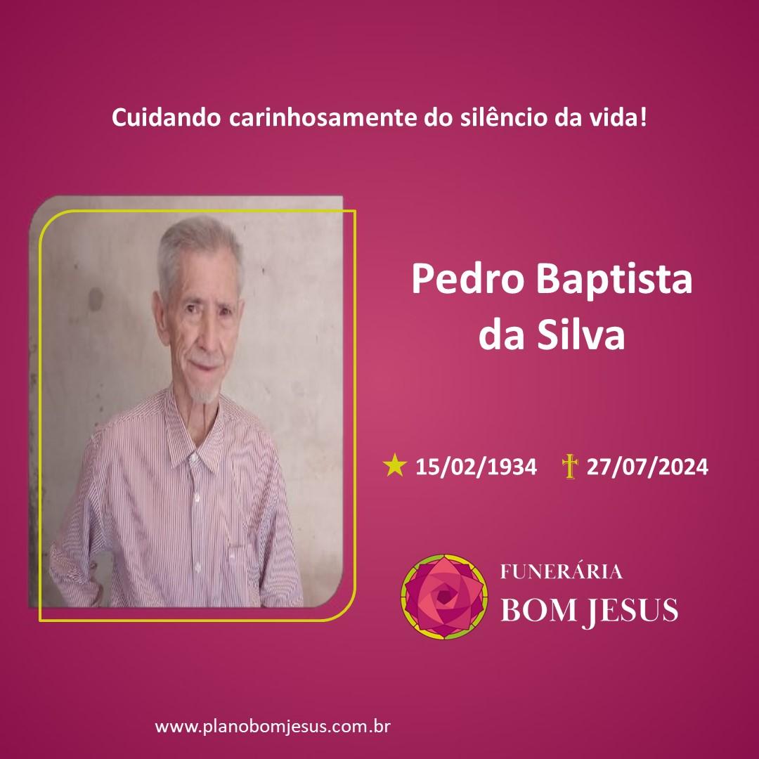 A Funerária Bom Jesus comunica o falecimento do Sr. Pedro Baptista da Silva