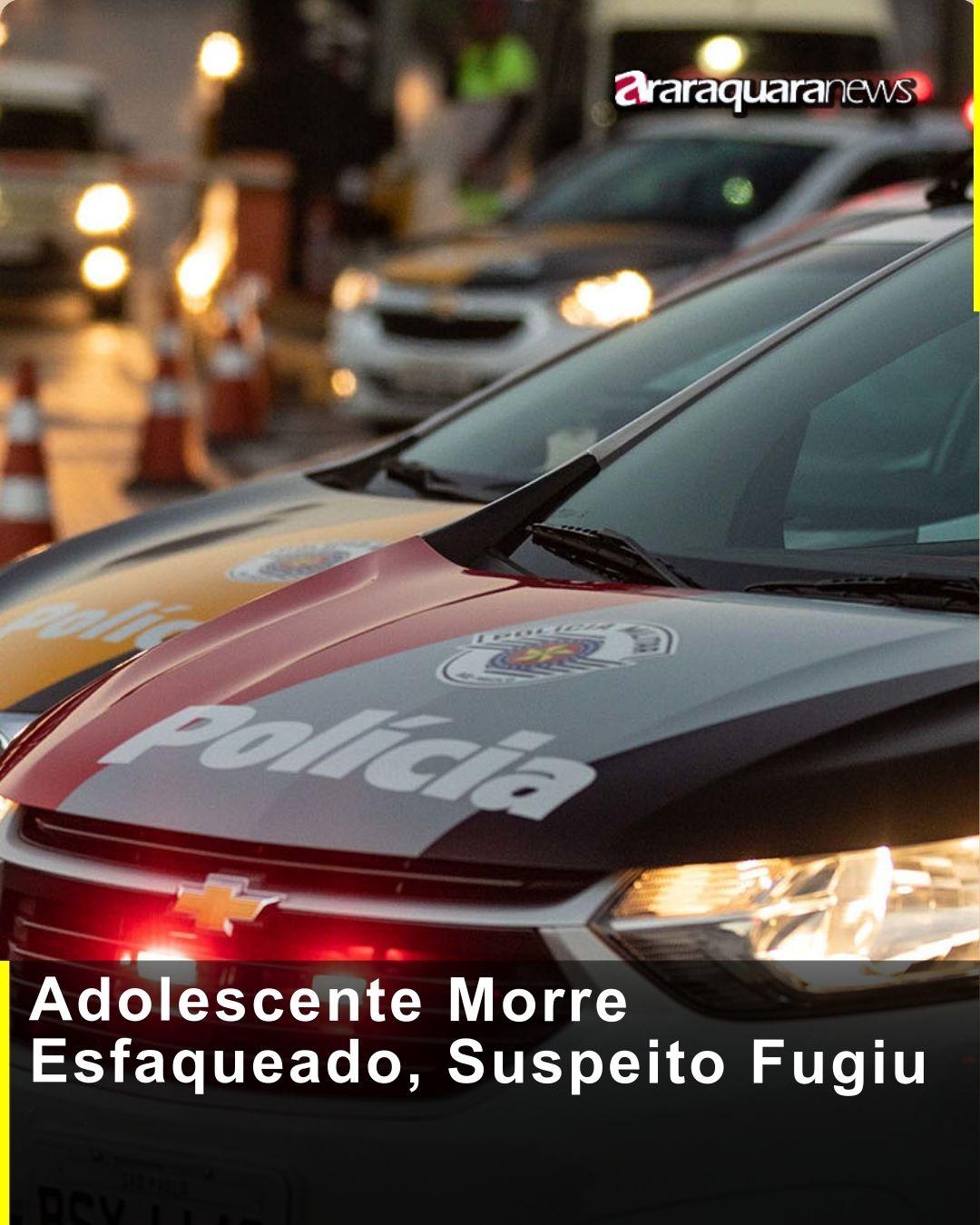 Adolescente Morre Esfaqueado, Suspeito Fugiu