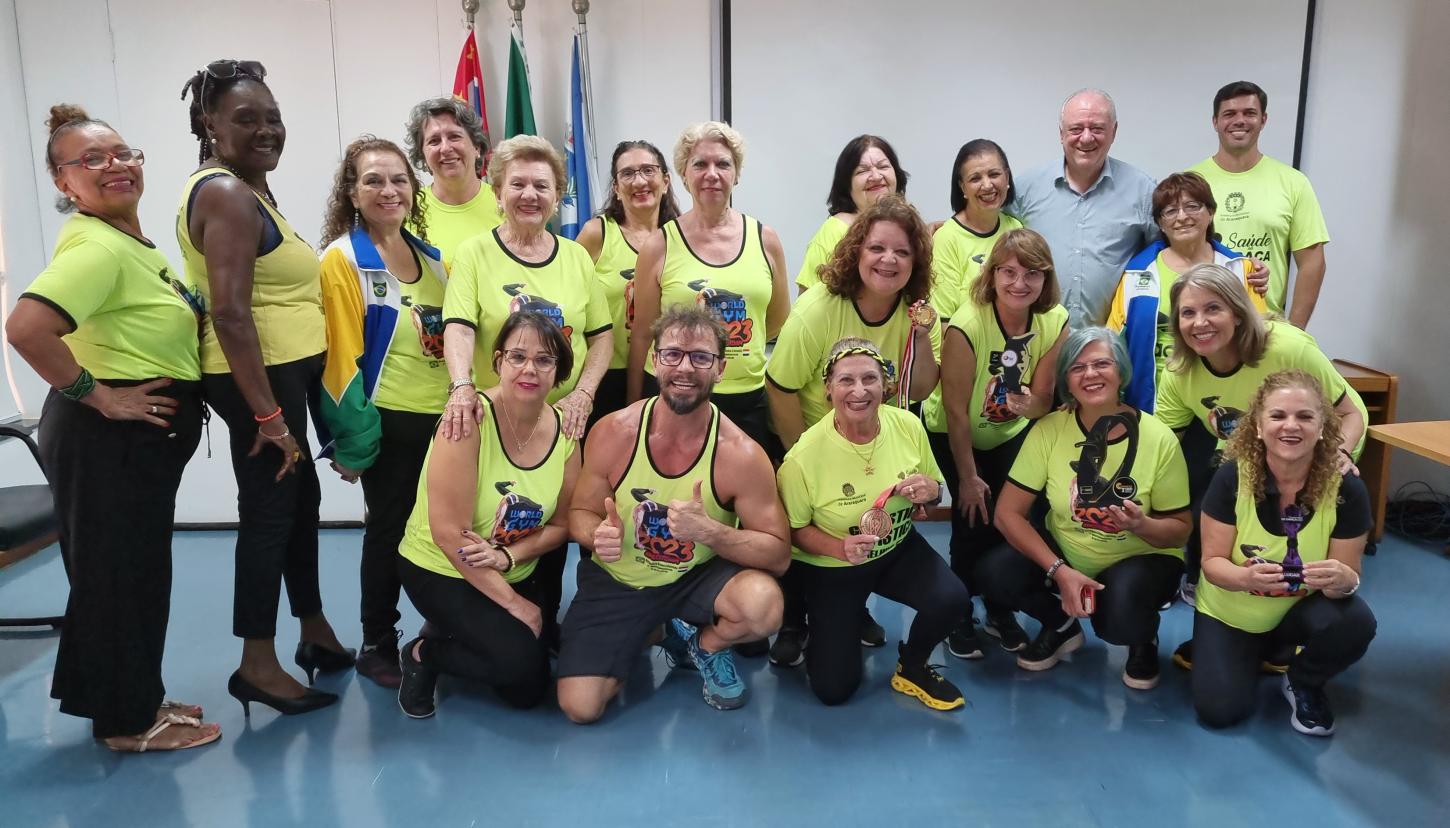 Competidores da Melhor Idade Recepcionados em Araraquara