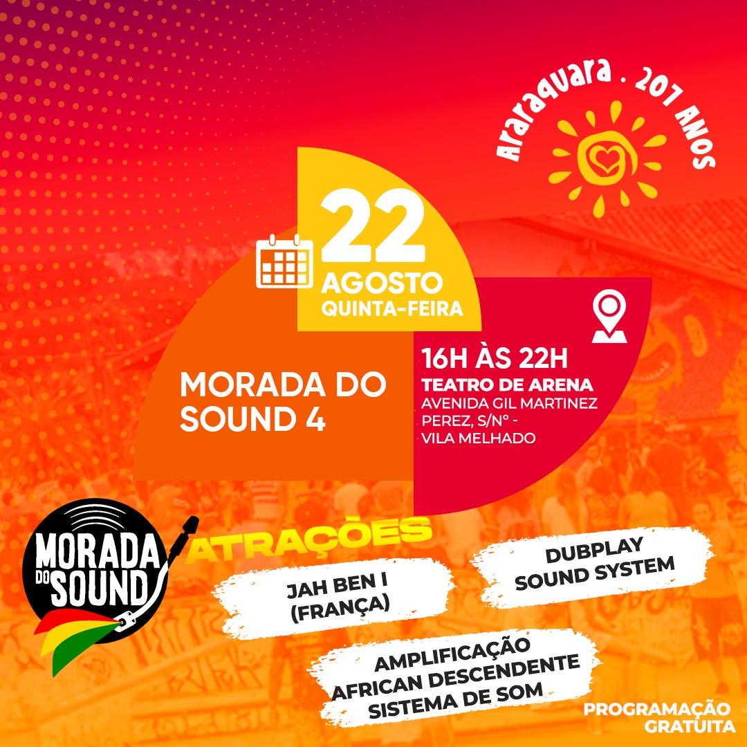 “Morada do Sound 4” Celebra Aniversário de Araraquara com Música Jamaicana