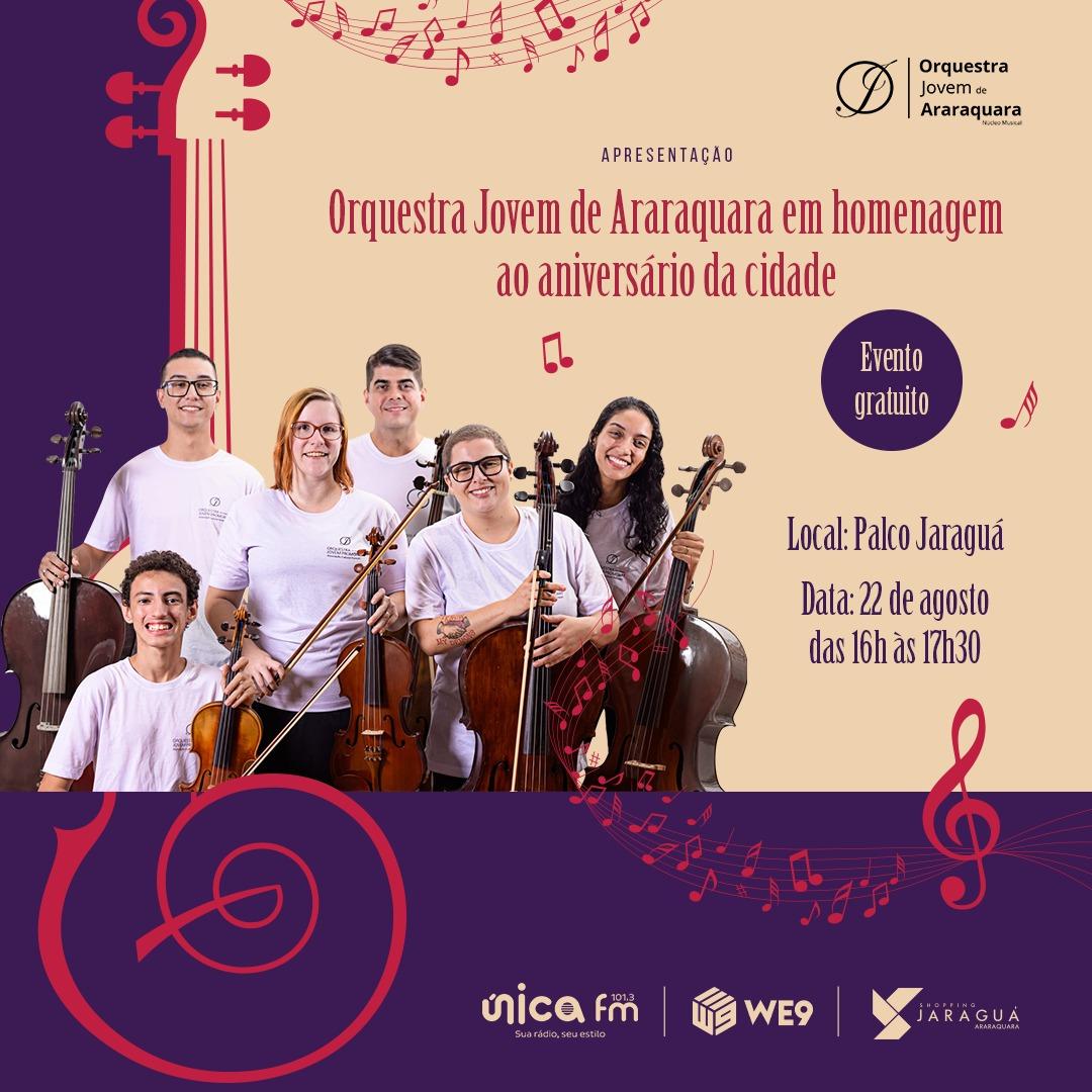 Shopping Jaraguá comemora 207 anos de Araraquara com exposição sobre Loyola e Orquestra Jovem