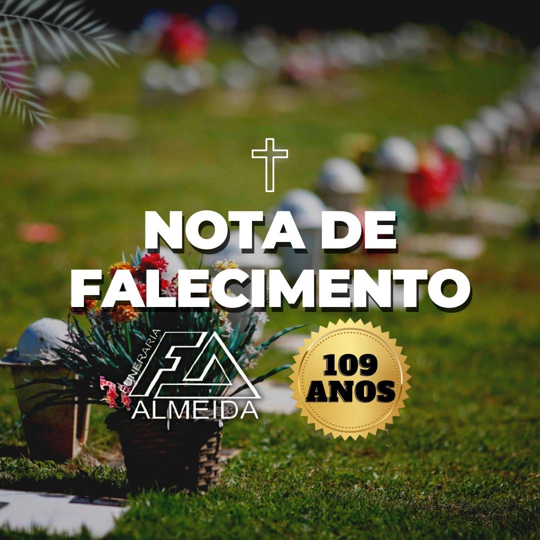 Funerária Almeida comunica o falecimento do SR. CARLOS ADÃO PEREZ