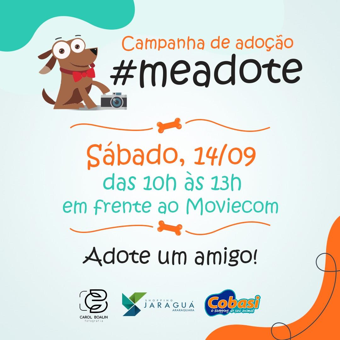 Sábado é dia de campanha de adoção de pets no Shopping Jaraguá