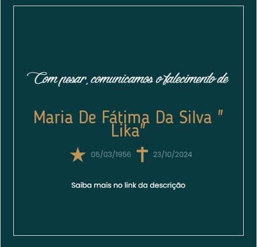 O Grupo Sinsef se despede da Sra. Maria de Fátima da Silva