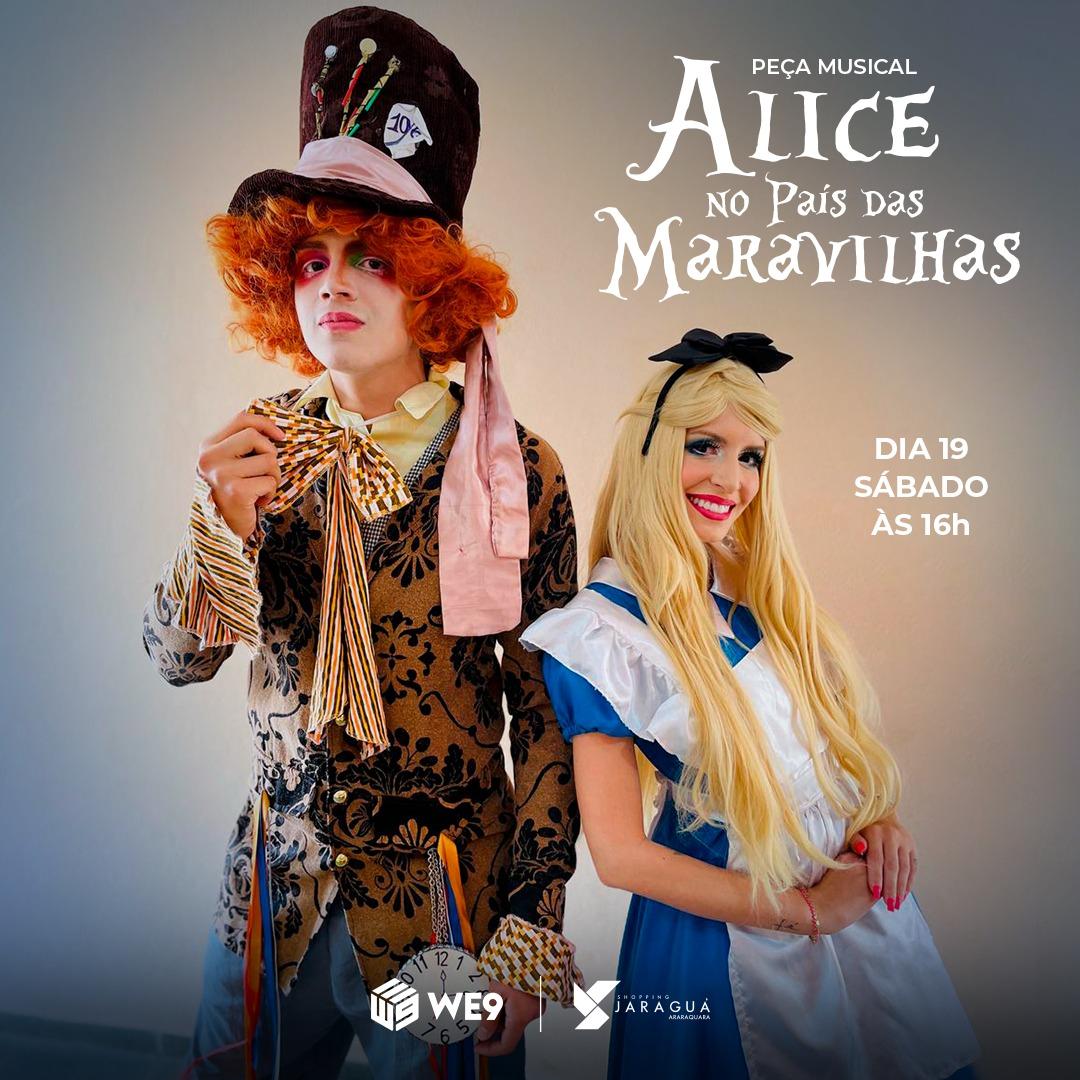 Shopping Jaraguá terá “Alice no País das Maravilhas” no final de semana