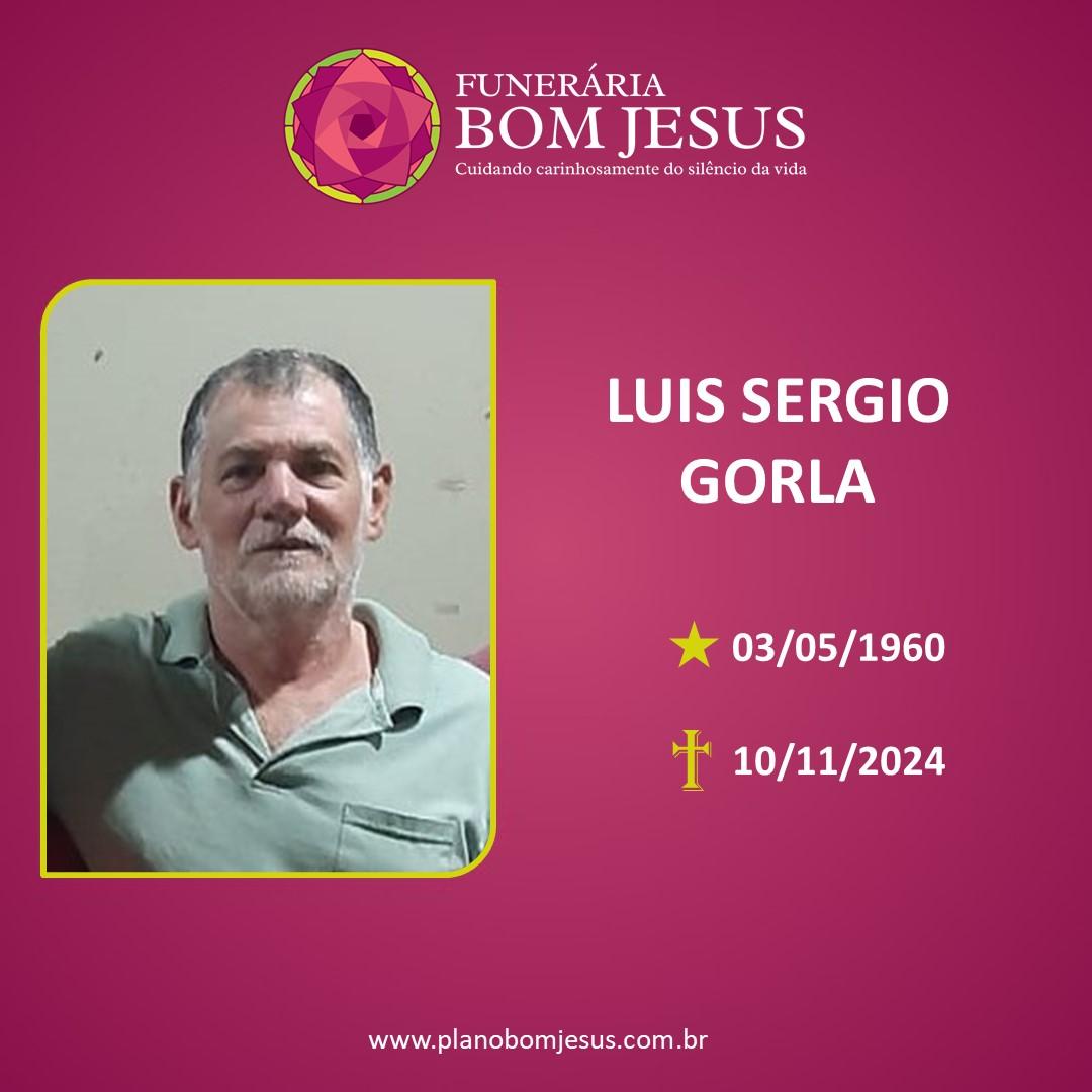 A Funerária Bom Jesus comunica o falecimento do Sr. LUIS SERGIO GORLA.