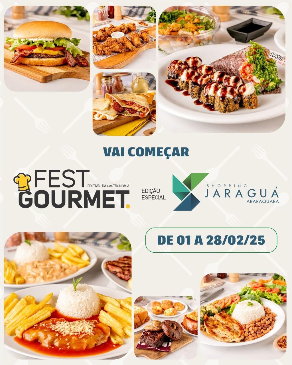 Fest Gourmet chega ao Shopping Jaraguá em edição especial