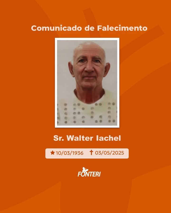 Comunicamos o falecimento do Sr. Walter Iachel (Espanhol)