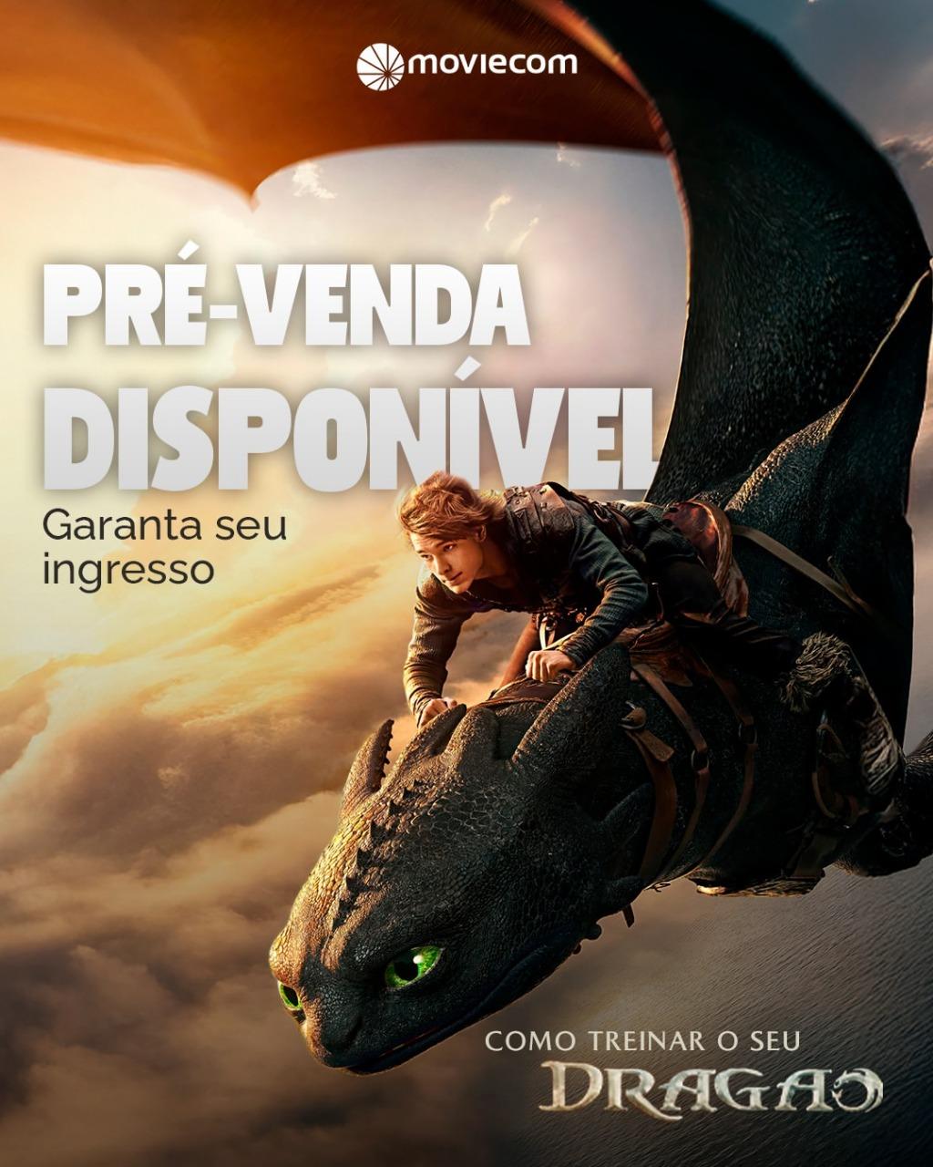 “Como Treinar Seu Dragão” tem lançamento neste sábado na Moviecom Jaraguá