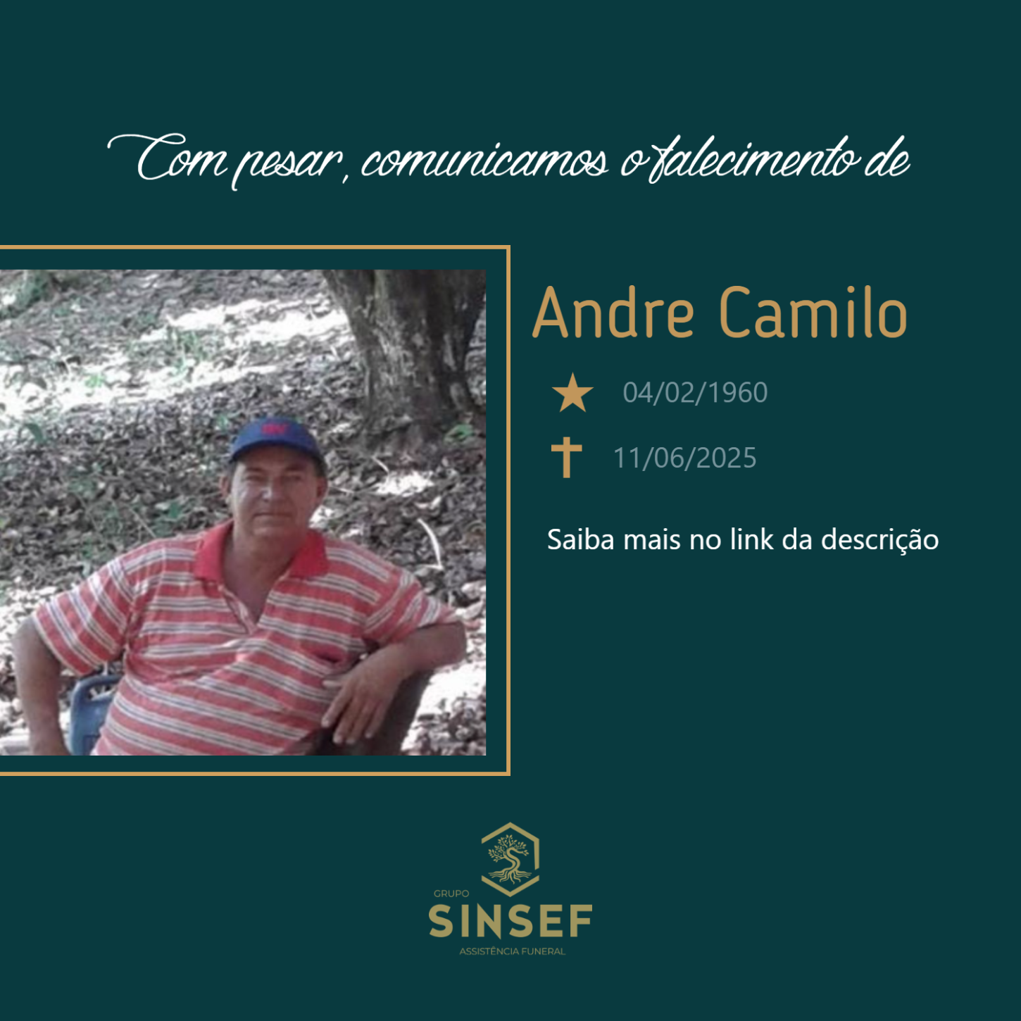 O Grupo Sinsef se despede do Sr.