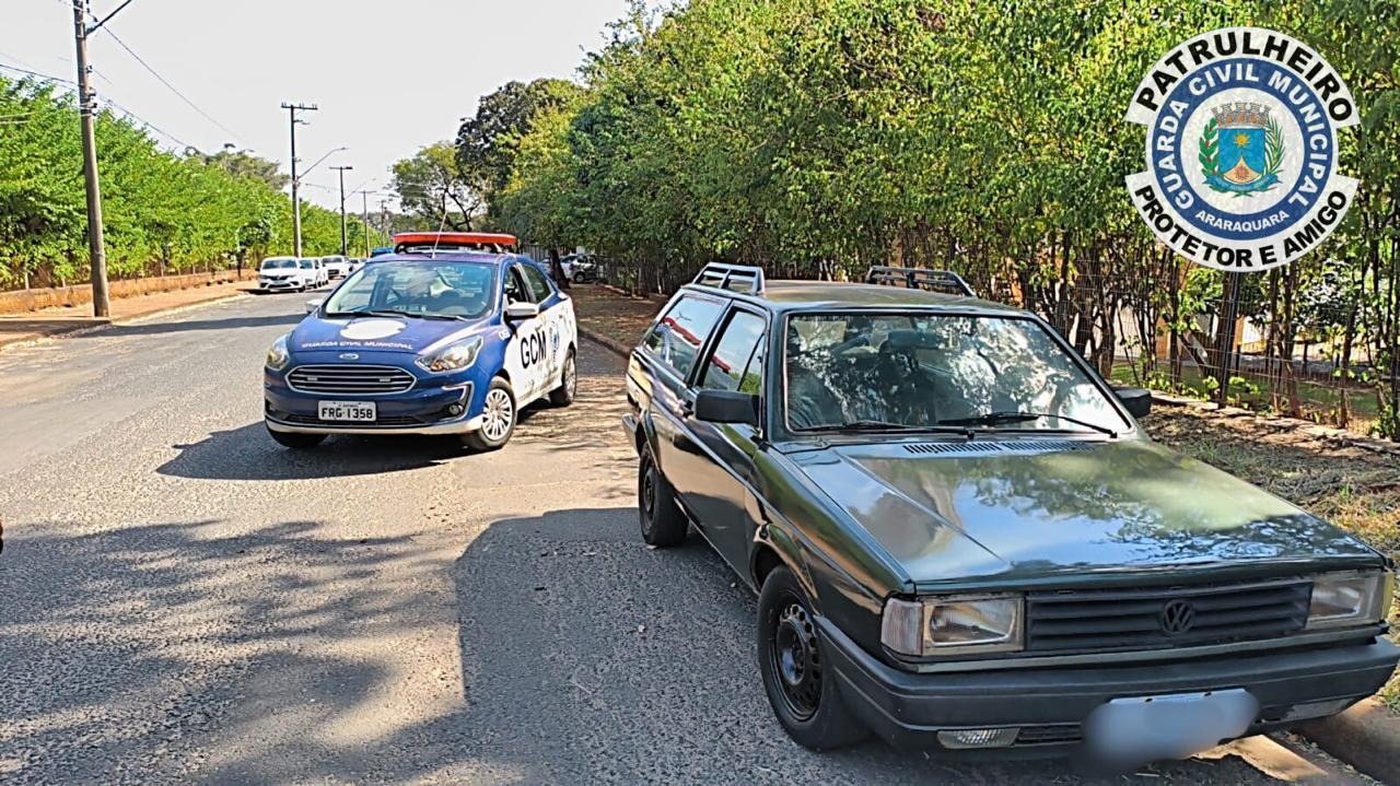 GCM de Araraquara recupera veículo furtado do Cecap