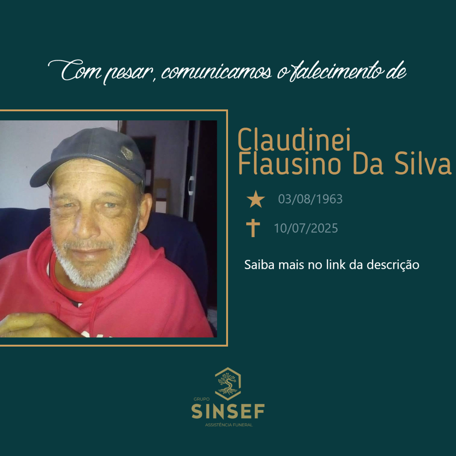 O Grupo Sinsef se despede do Sr.
