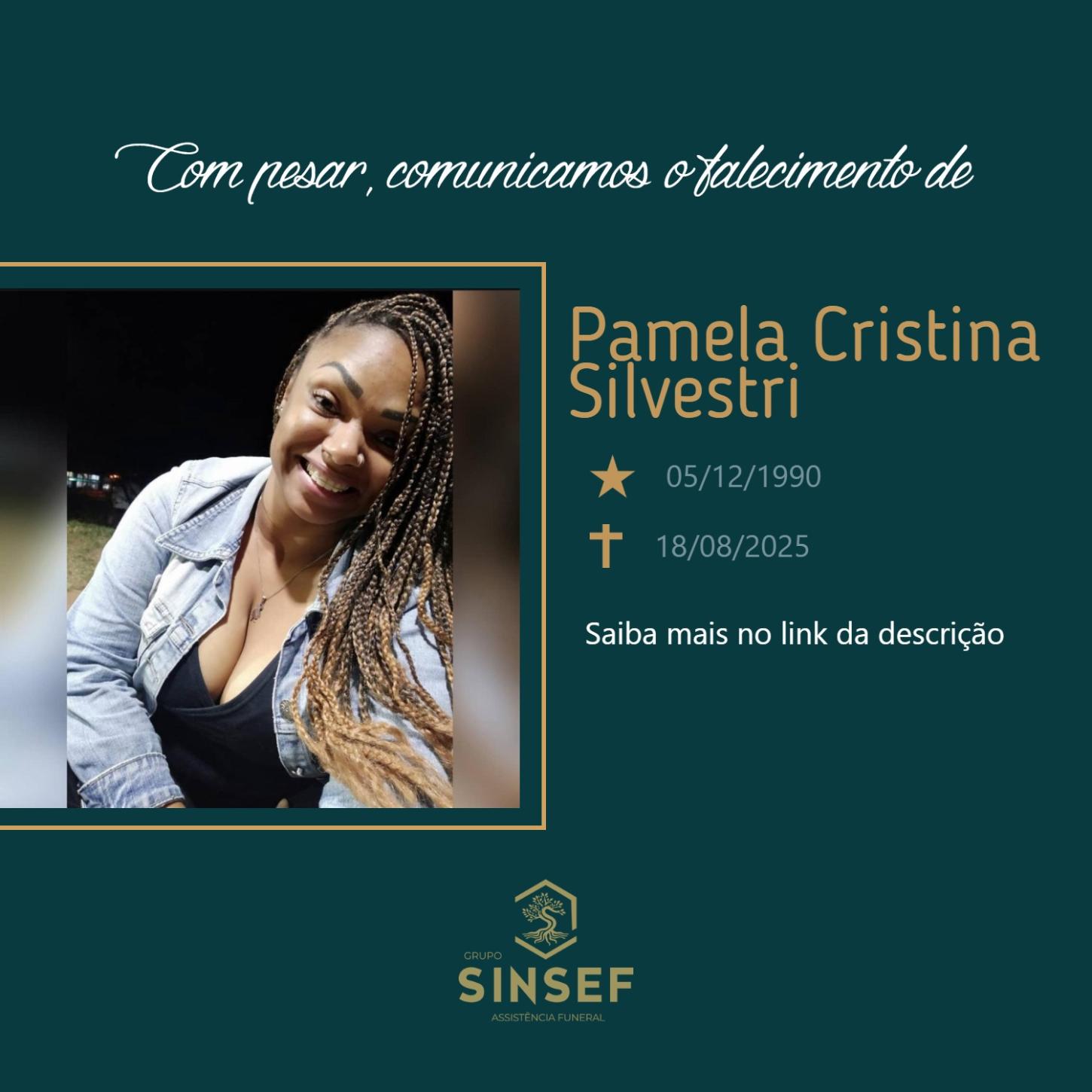 O Grupo Sinsef se despede da Sra. Pamela Cristina Silvestri