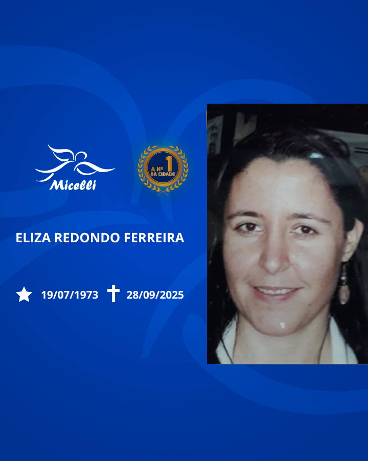 O GRUPO MICELLI COMUNICA O FALECIMENTO DA SRA.