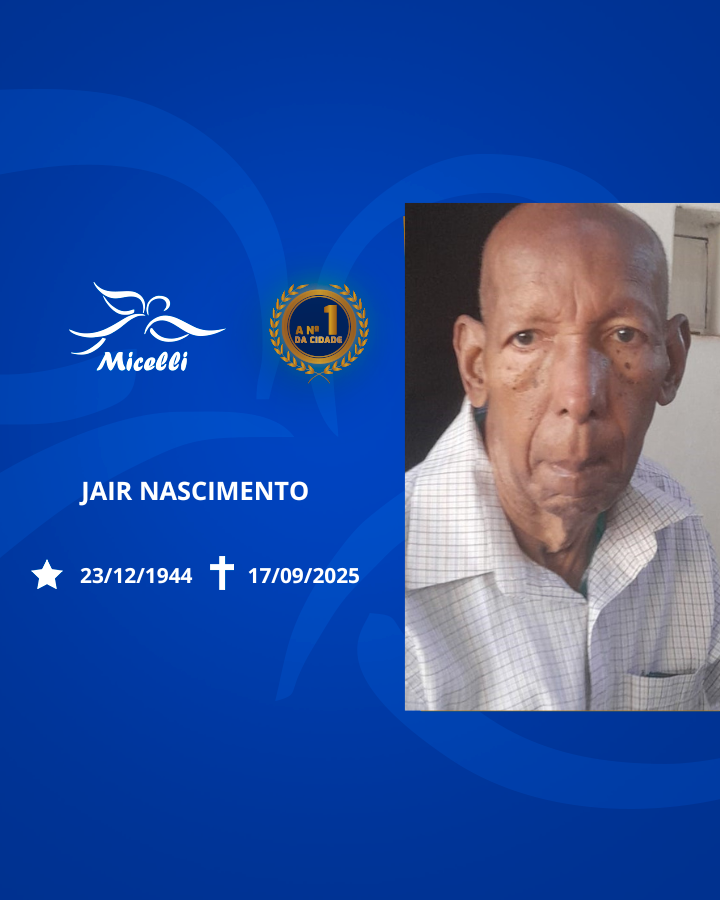 O GRUPO MICELLI COMUNICA O FALECIMENTO DO SR.