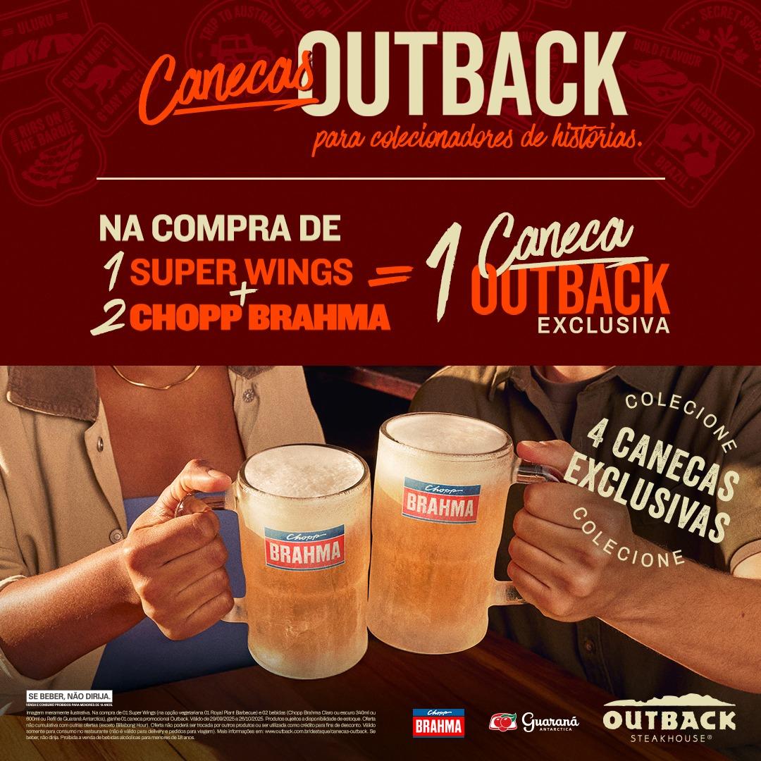 Outback Steakhouse celebra memórias com as icônicas canecas colecionáveis
