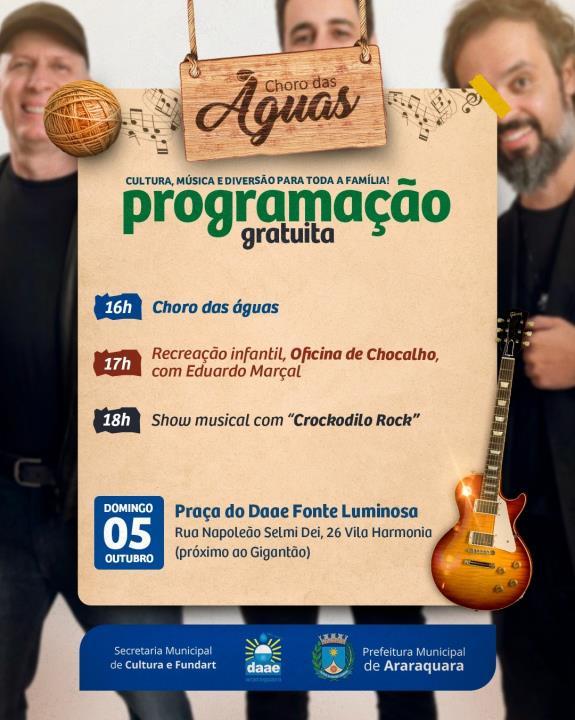 Banda Crockodilo Rock Agita O Choro Das Águas Neste Domingo (5)