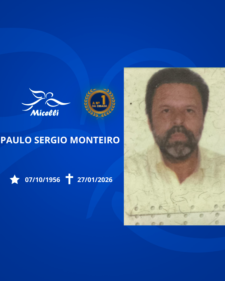 O GRUPO MICELLI COMUNICA O FALECIMENTO DO SR. PAULO SERGIO MONTEIRO
