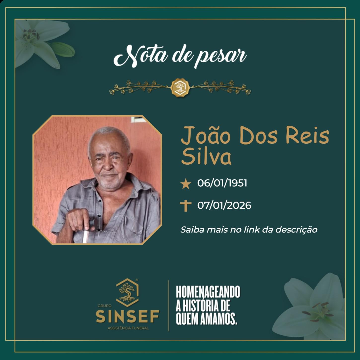 O Grupo Sinsef se despede do Sr. João dos Reis Silva
