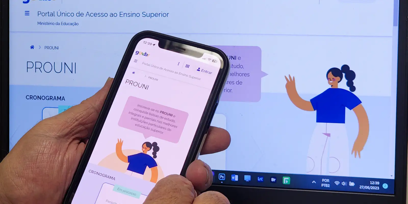 Inscrições para o Prouni 2026 do primeiro semestre abrem nesta segunda-feira