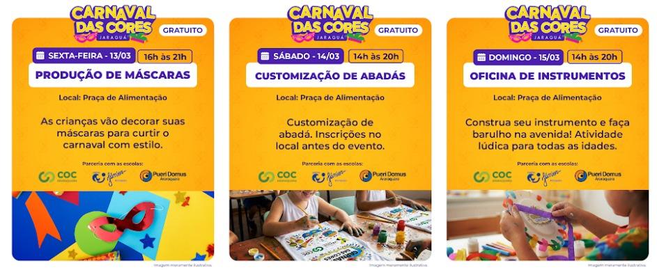 Carnaval do Shopping Jaraguá Araraquara promete dias de muita folia, criatividade e diversão gratuita para toda a família
