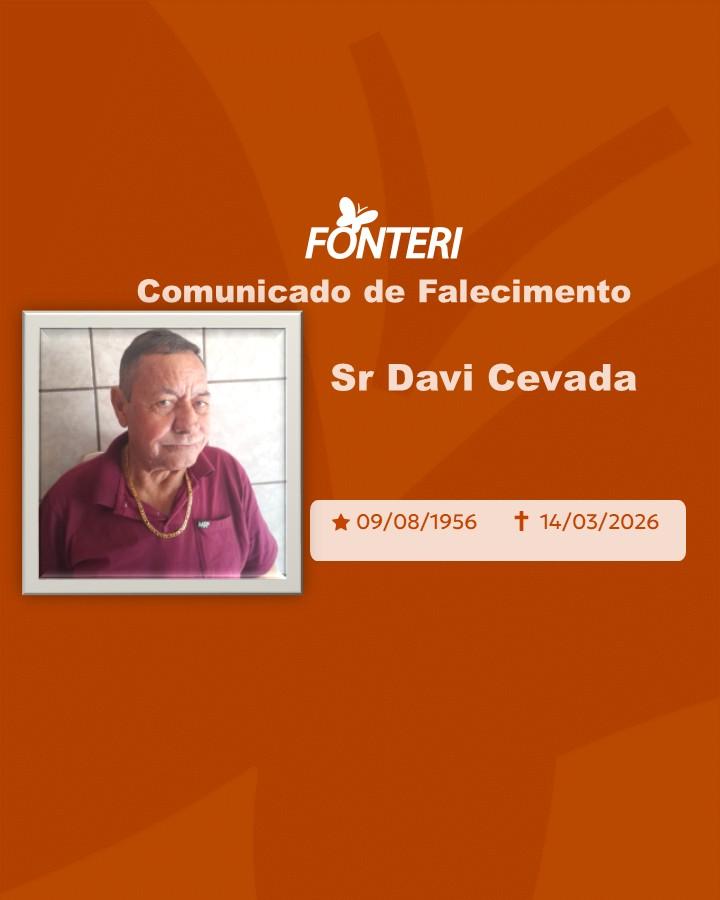 A Fonteri comunica o falecimento do Sr. Davi Cevada
