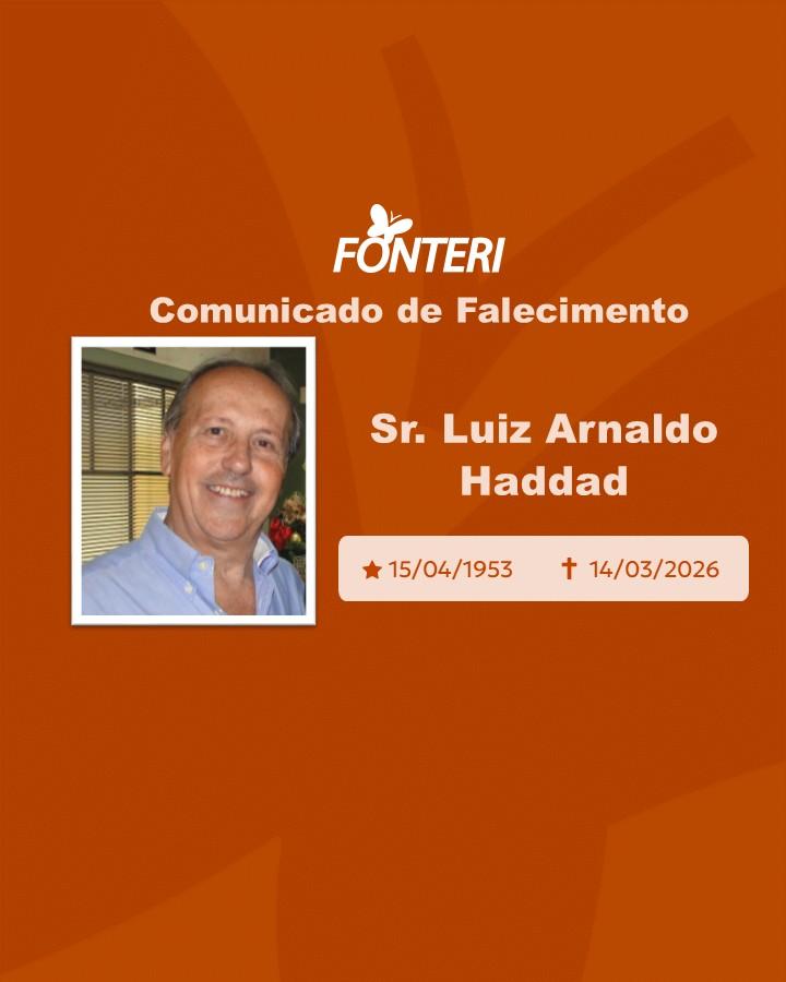 Comunicamos o falecimento do Sr. Luiz Arnaldo Haddad 
