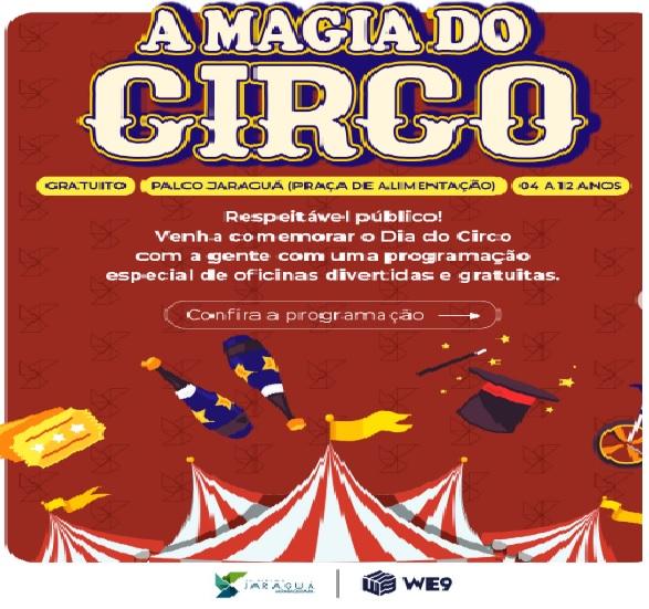 Dia do Circo ganha programação especial no Shopping Jaraguá Araraquara