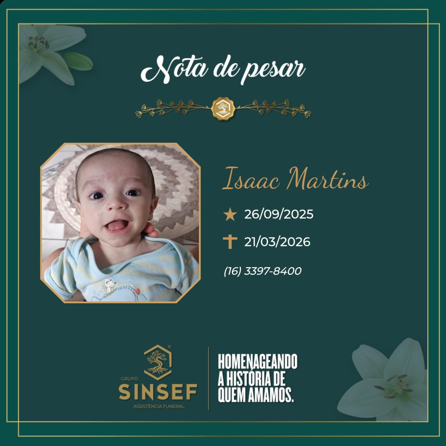O Grupo Sinsef de despede de Isaac Martins 