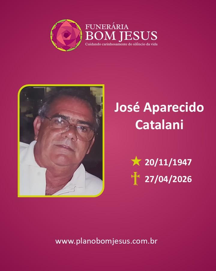 A Funerária Bom Jesus comunica o falecimento Do Sr JOSÉ APARECIDO CATALANI