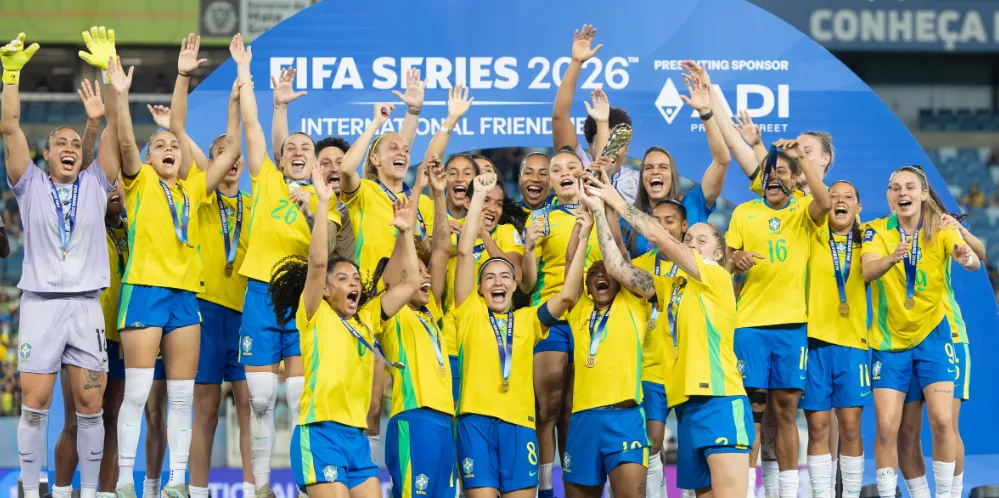 Seleção brasileira supera Canadá e garante o título da Fifa Series em Cuiabá