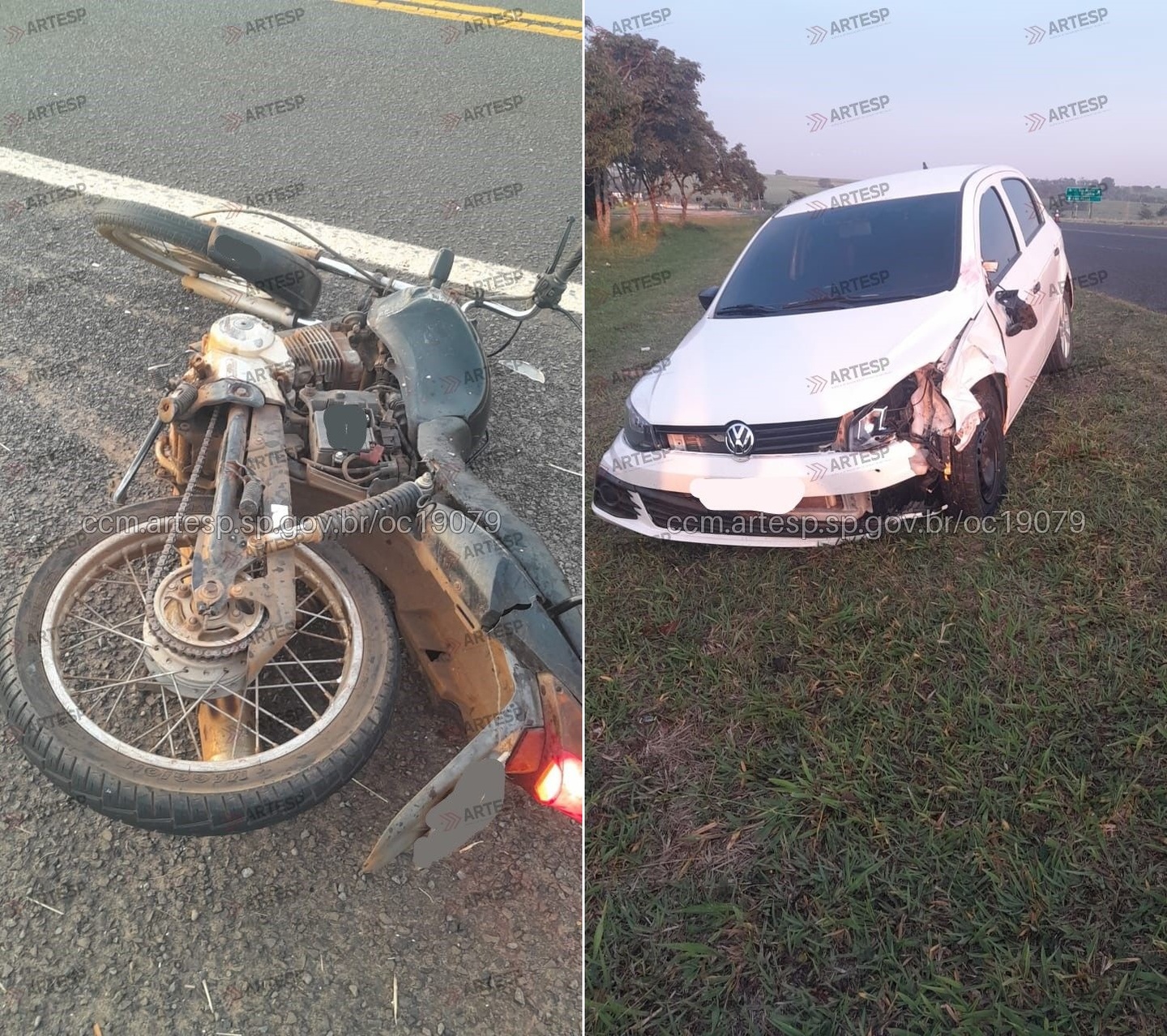 Motociclista morre em colisão frontal na Rodovia Washington Luís, em Cedral