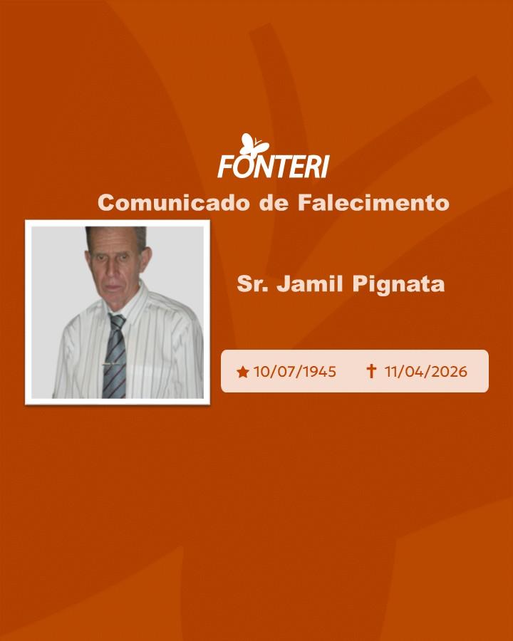 Com pesar, nos despedimos do Sr. Jamil Pignata 
