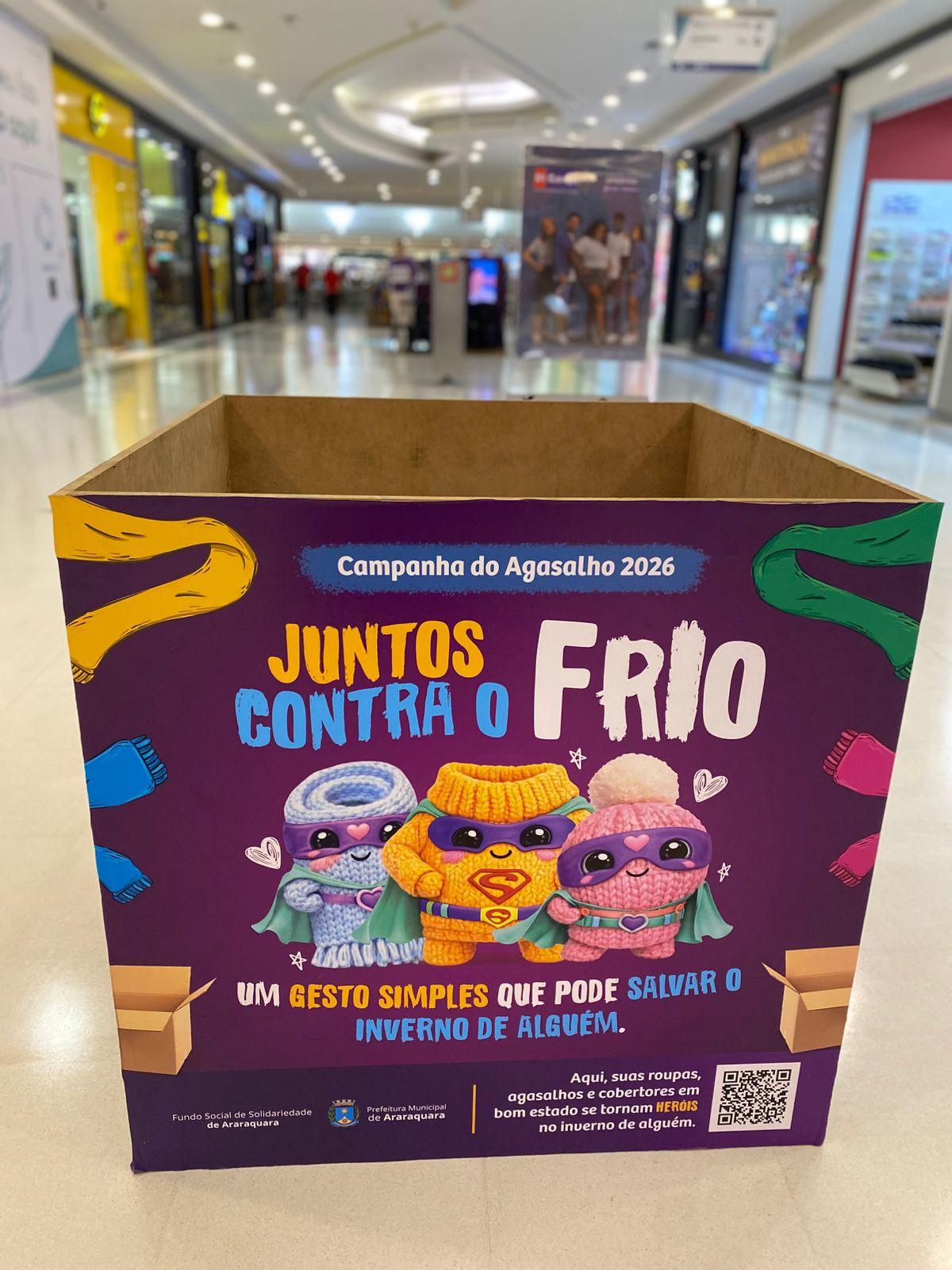 Juntos Contra o Frio: Shopping Jaraguá Araraquara reforça campanha solidária