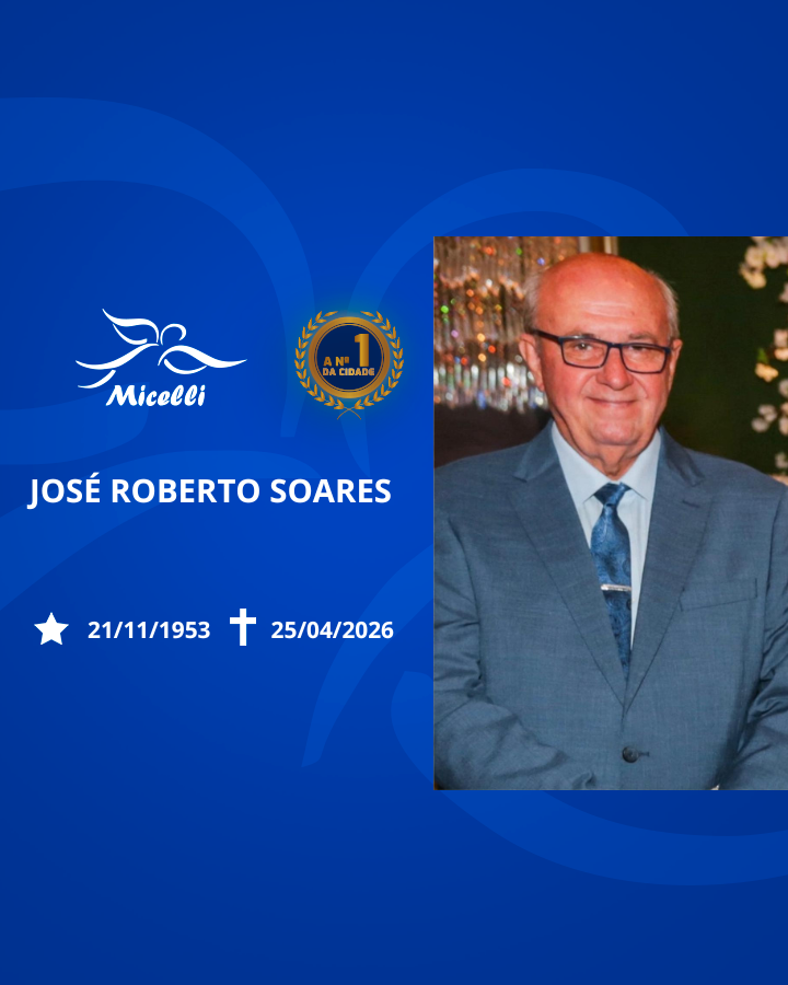 O GRUPO MICELLI COMUNICA O FALECIMENTO DO SR. JOSÉ ROBERTO SOARES.