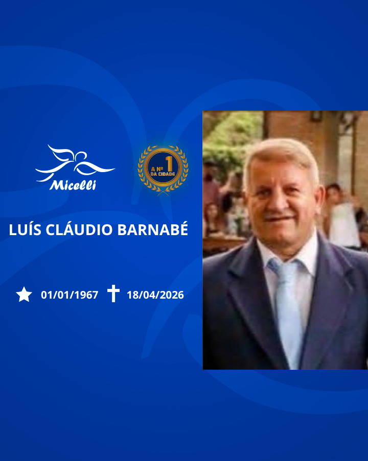O GRUPO MICELLI COMUNICA O FALECIMENTO DO SR. LUÍS CLAÚDIO BARNABÉ.