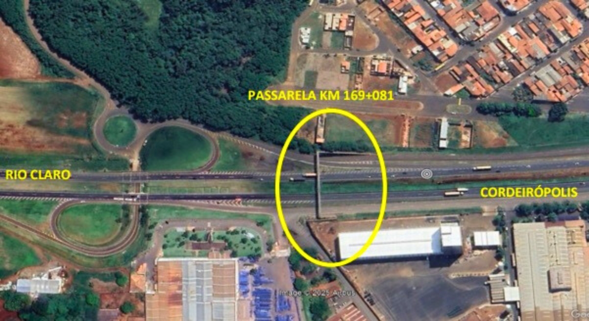 Obras em passarela da Washington Luís em Santa Gertrudes alteram o trânsito a partir desta terça