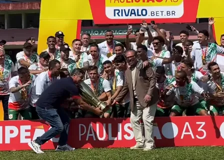 Confira os resultados de futebol deste domingo, com destaque para o campeão do Paulistão A3