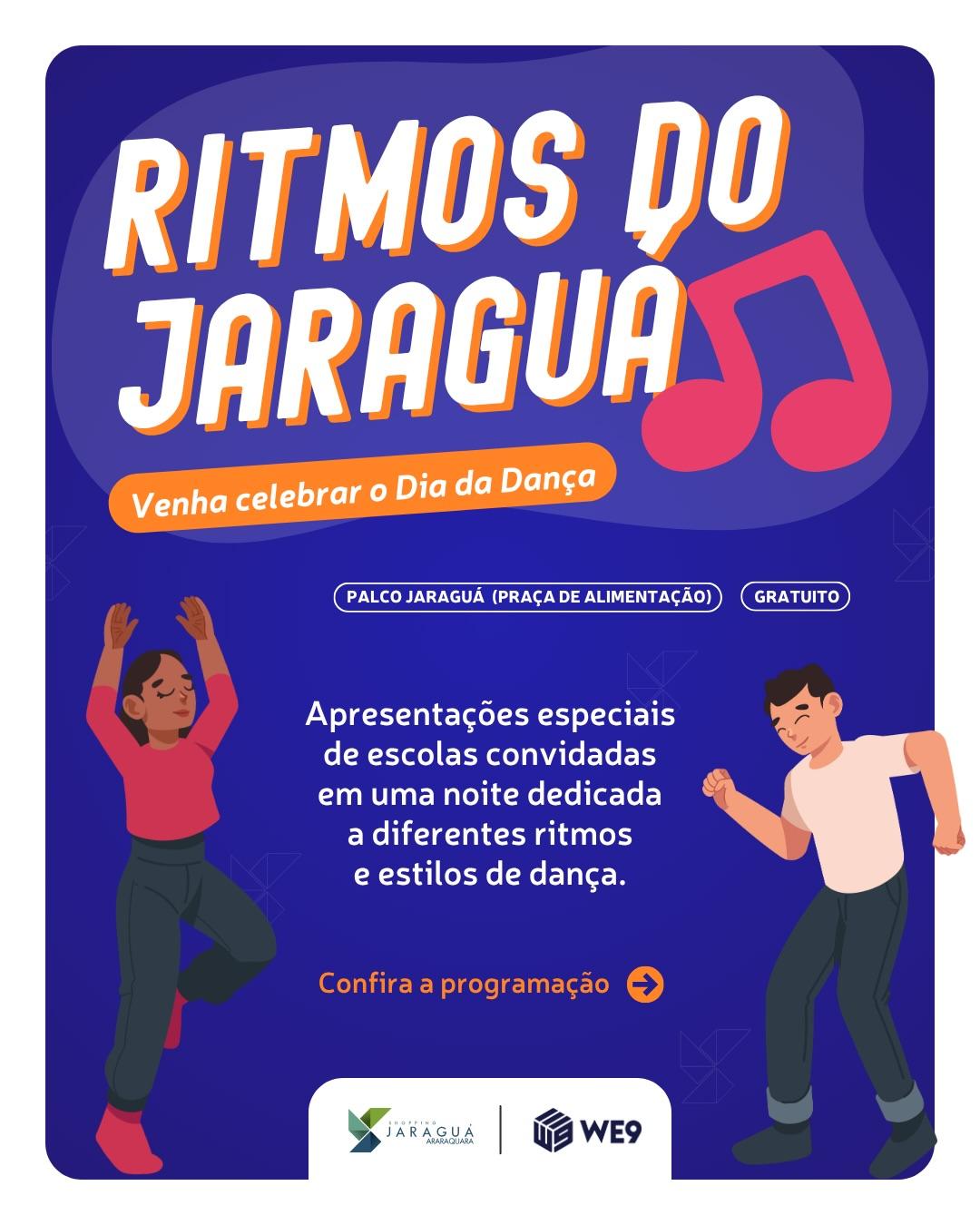 Shopping Jaraguá Araraquara celebra o Dia Internacional da Dança com noite especial de apresentações gratuitas