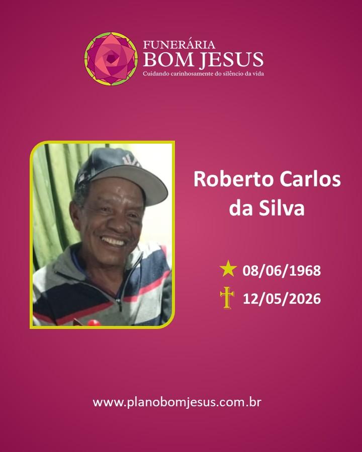 Fun. Bom Jesus junto com Fun. Marcelo Alemão comunica o falecimento do Sr. ROBERTO CARLOS DA SILVA