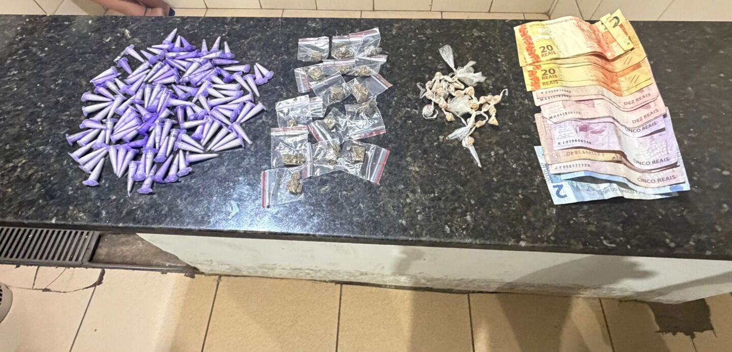 Casal é detido pela Polícia Militar por tráfico de drogas em São Carlos
