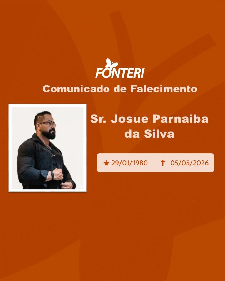 Com pesar, nos despedimos do Sr. Josue Parnaiba da Silva