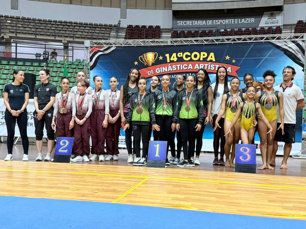 Fundesport Araraquara conquista 3º lugar na Copa Estadual de Ginástica Artística 2026