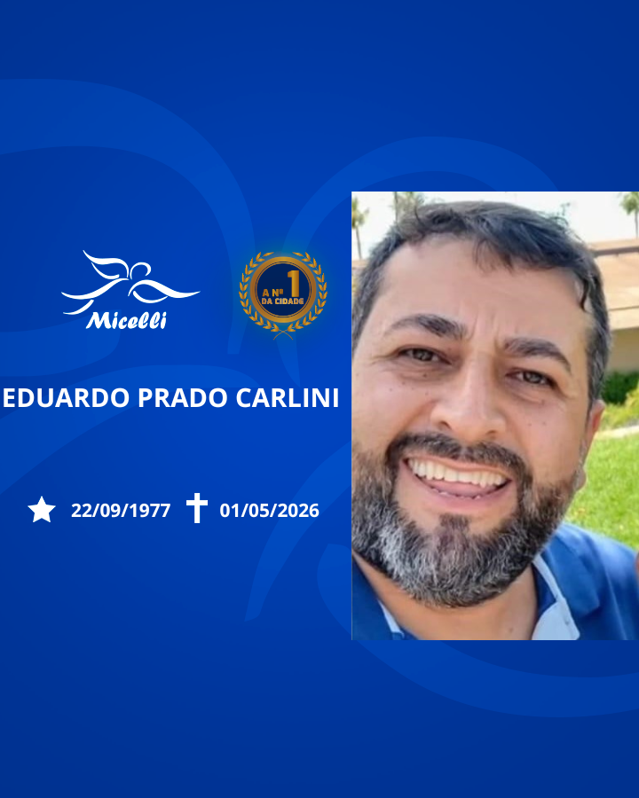O GRUPO MICELLI COMUNICA O FALECIMENTO DO SR. EDUARDO PRADO CARLINI.