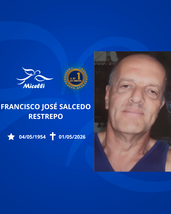 O GRUPO MICELLI COMUNICA O FALECIMENTO DO SR. FRANCISCO JOSÉ SALCEDO RESTREPO.