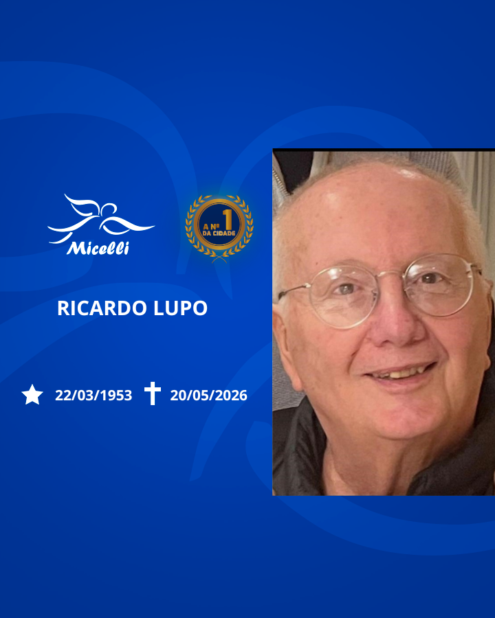 O GRUPO MICELLI COMUNICA O FALECIMENTO DO SR. RICARDO LUPO.