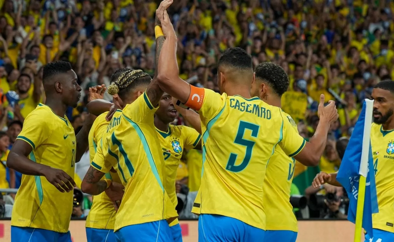 Brasil aplica goleada em domingo repleto de resultados no futebol