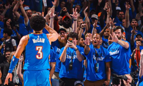 Thunder supera Lakers e avança na semifinal do Oeste