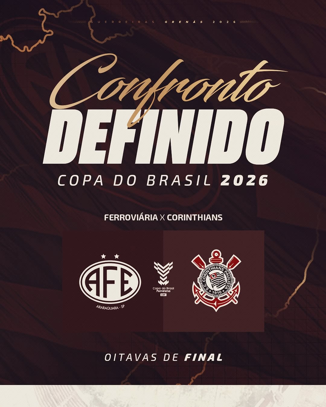 Copa do Brasil feminina: Guerreiras Grenás enfrentam Corinthians nas oitavas