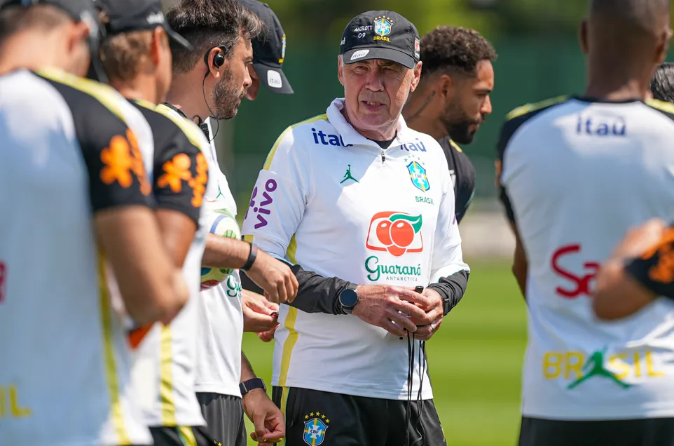 Ancelotti prepara alterações na escalação do Brasil para duelo contra o Haiti